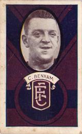 1933 Allen's League Footballers #124 Colin Benham Front
